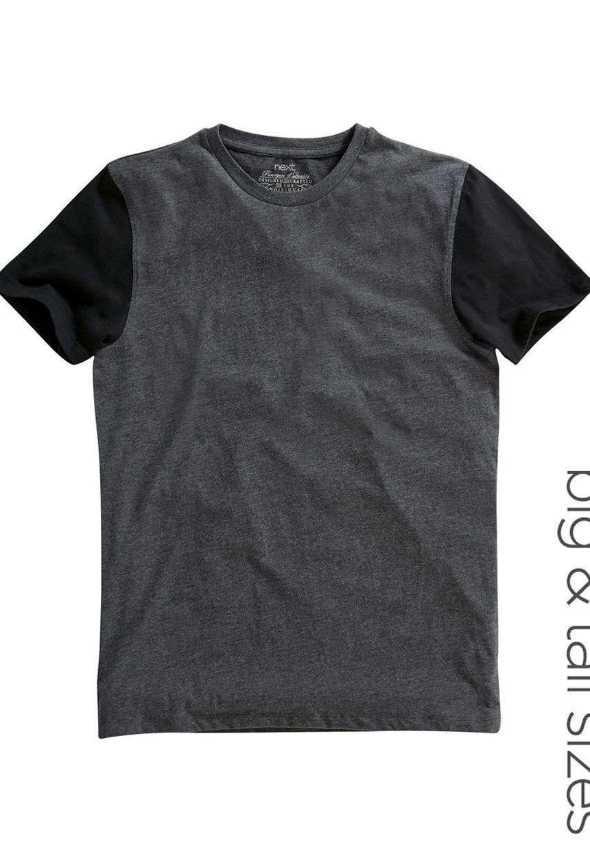 Next - Colourblock Crew-neck T-shirt Multi-colour