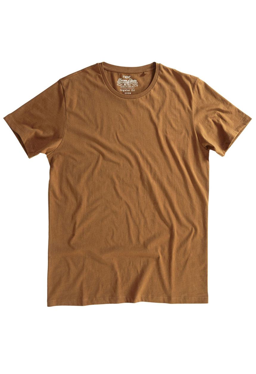 Next - Crew-neck T-shirt Brown