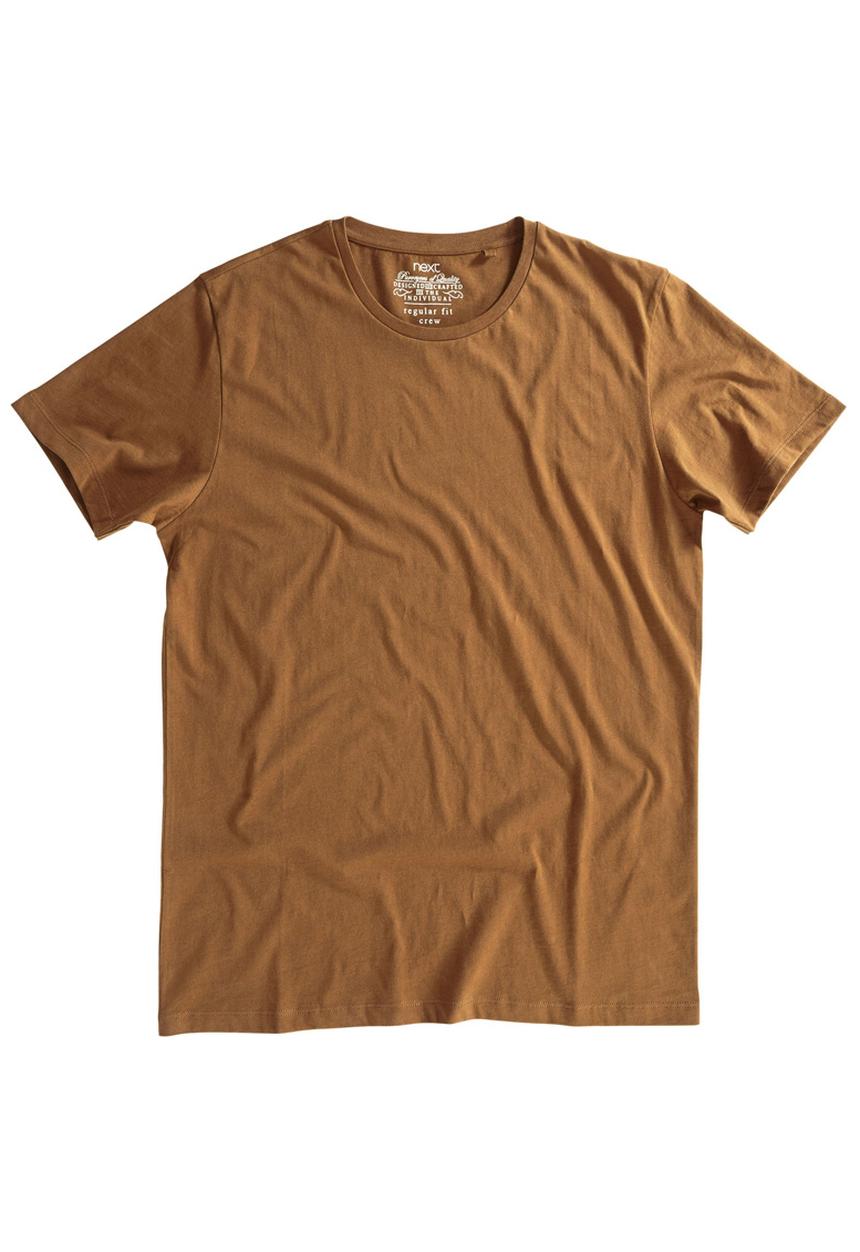 Next - Crew-neck T-shirt Brown