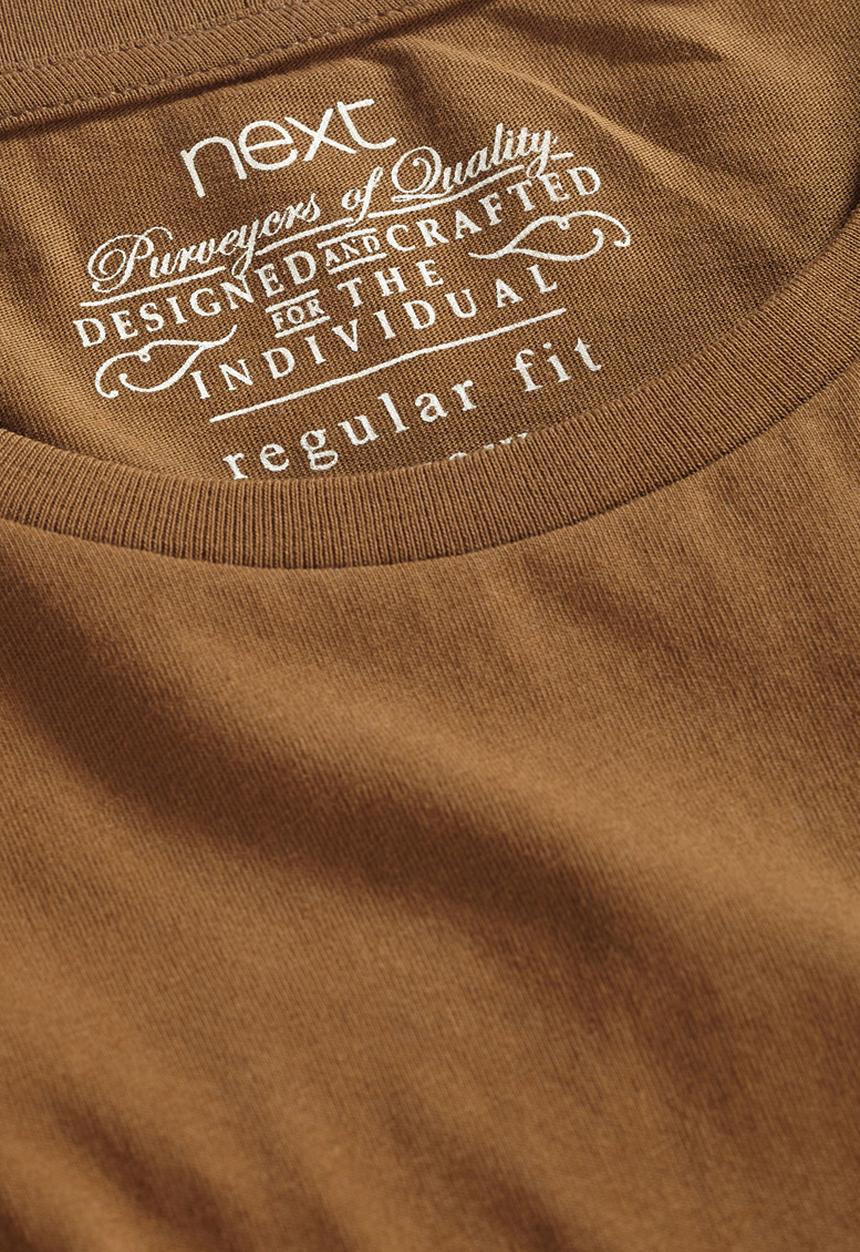 Next - Crew-neck T-shirt Brown