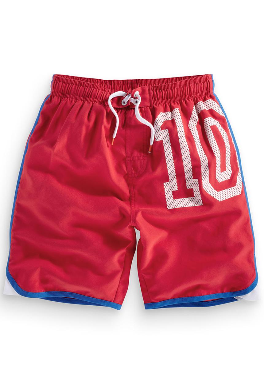 Next - Football Swim Shorts Red