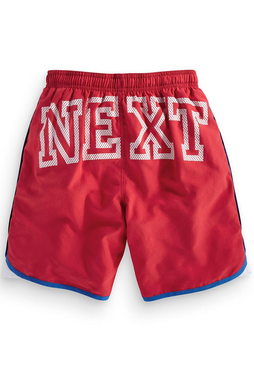 Next - Football Swim Shorts Red