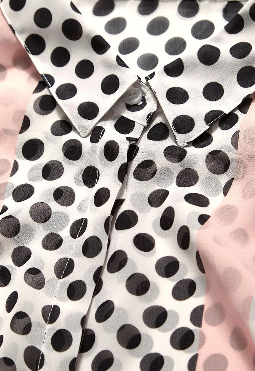 Next - Printed sleeveless shirt pale Pink
