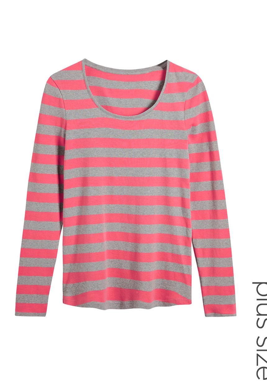 Next - Stripe Basic T-shirt Grey