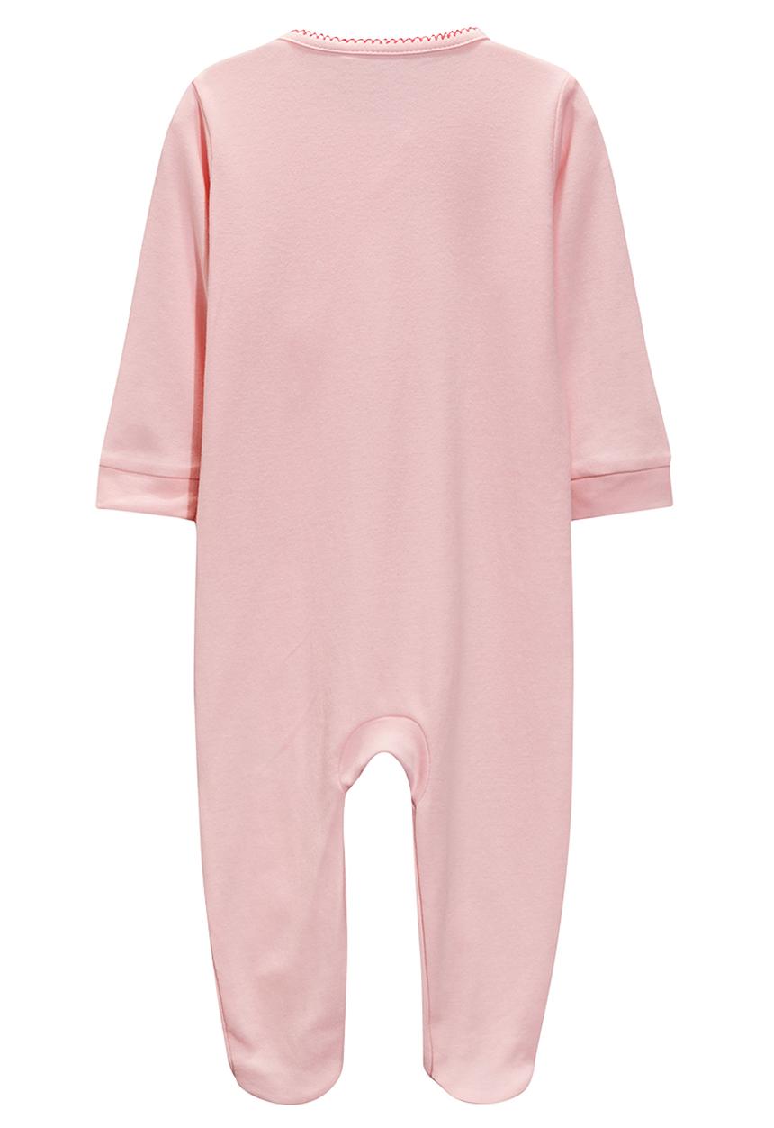 Next - Three Pack Pink Character Sleepsuits Pale Pink