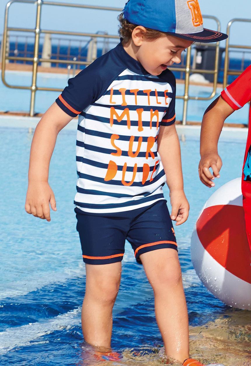 Next - Printed Sunsafe Suit Set Multi-Colour