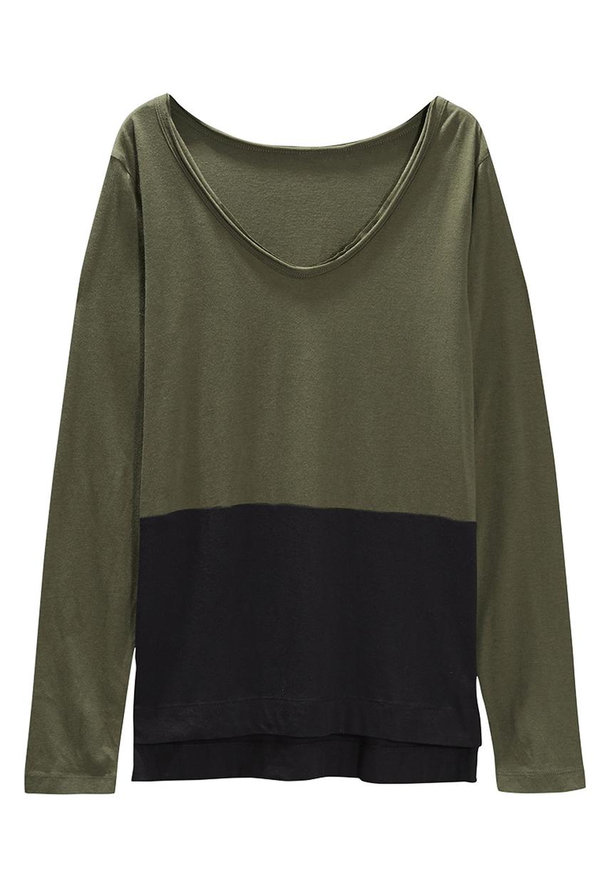 Next - V-Neck Modal Blend Long Sleeve Top Black