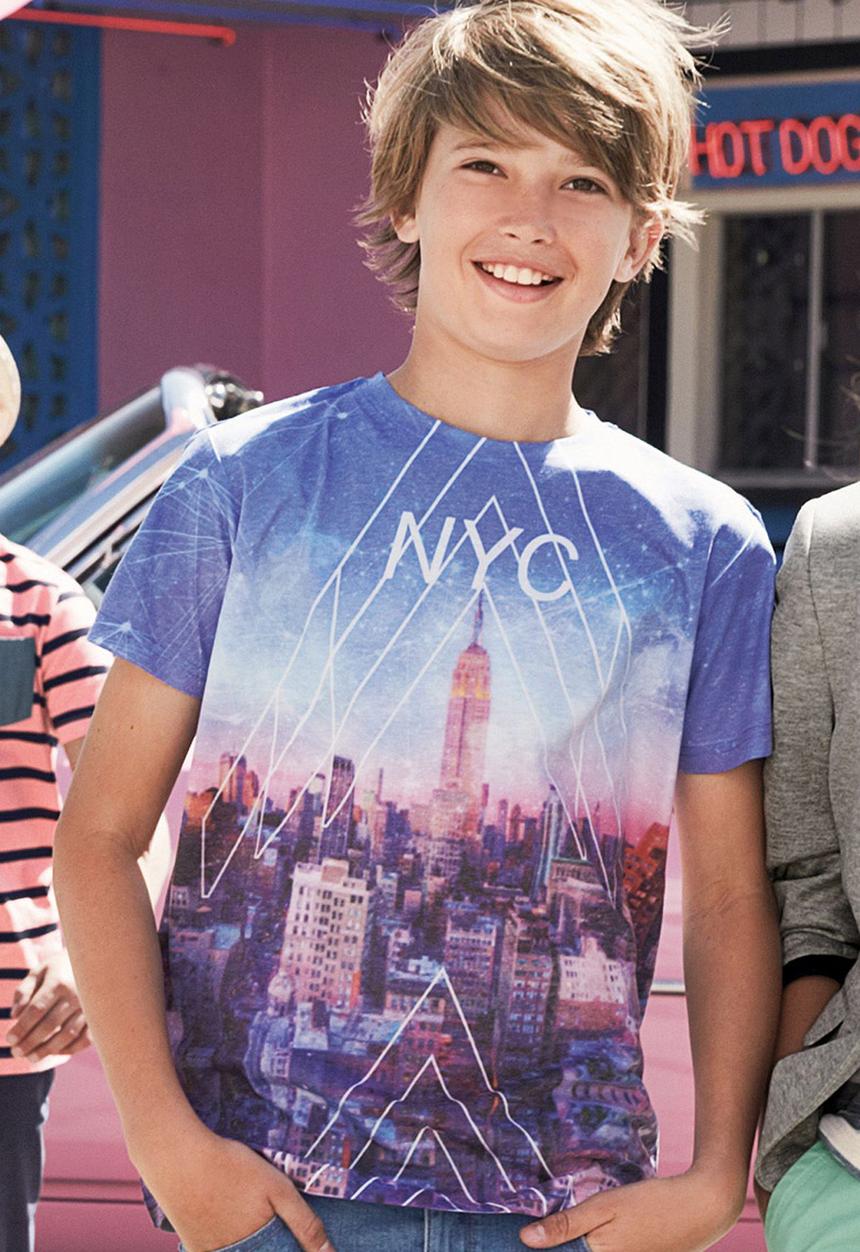 Next - Blue NYC T-Shirt Multi-Colour