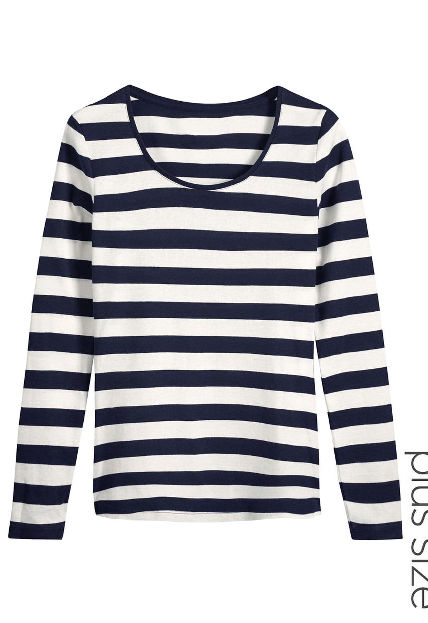 Next - Stripe Basic T-shirt Blue/White
