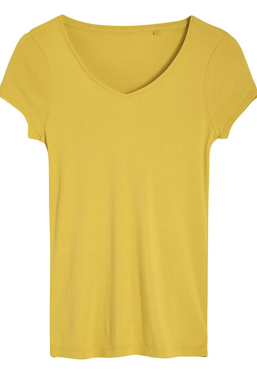 Next - V-neck T-shirt Yellow