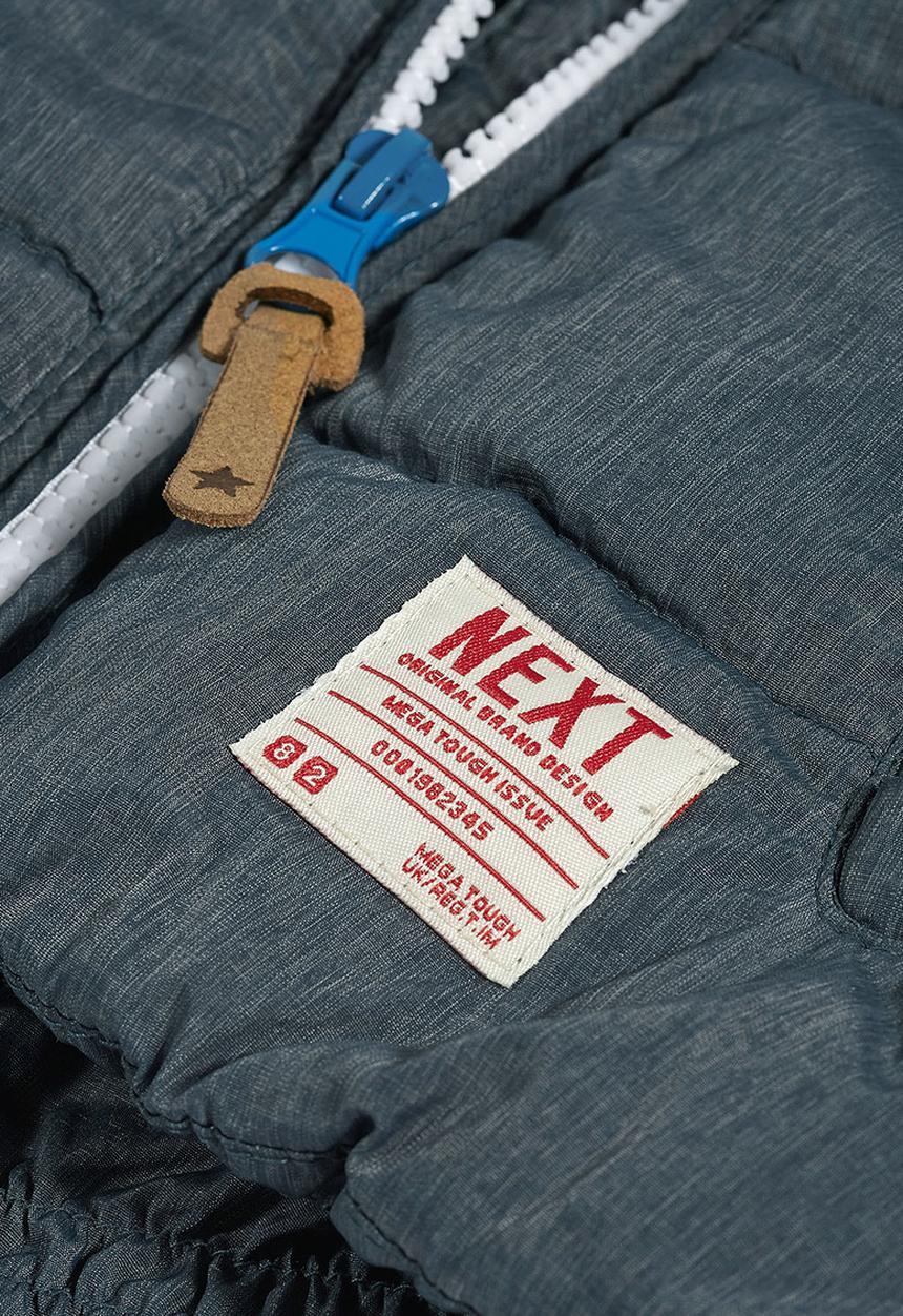 Next - Denim look gilet Mid Blue
