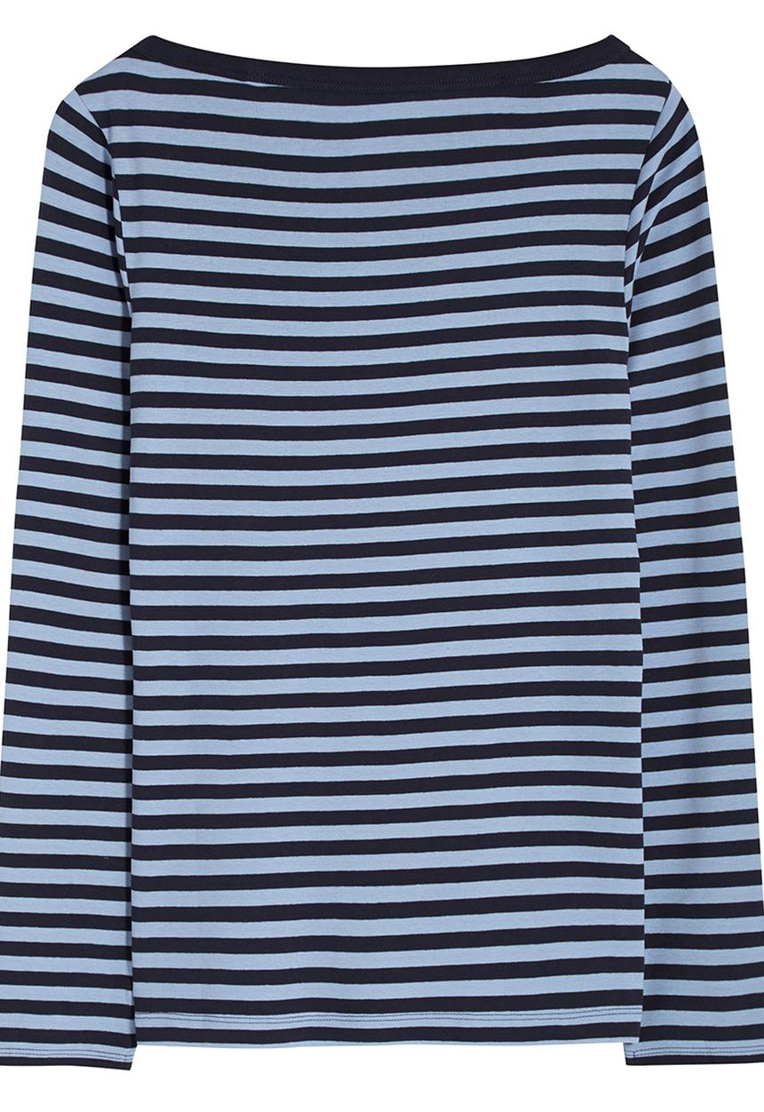 Next - Striped long sleeve t-shirt Mid Blue