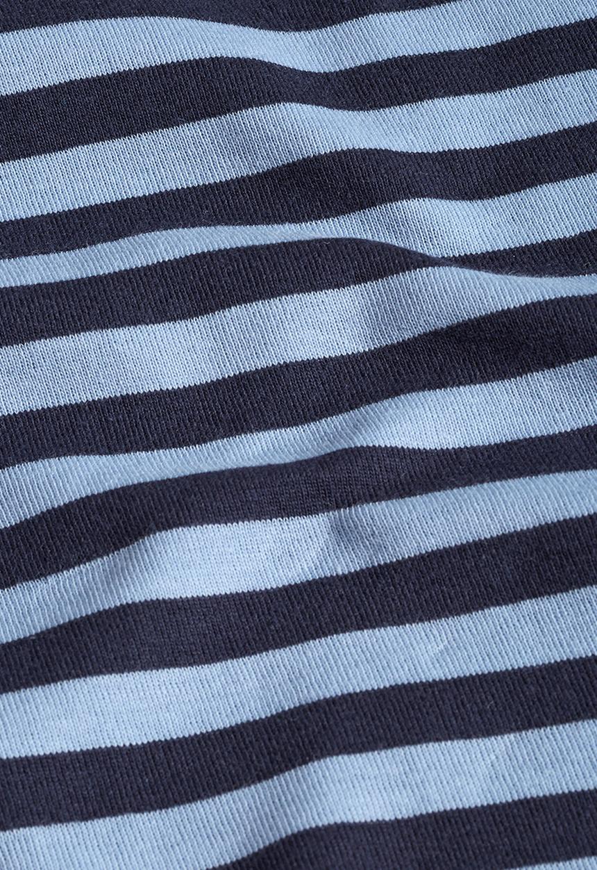 Next - Striped long sleeve t-shirt Mid Blue