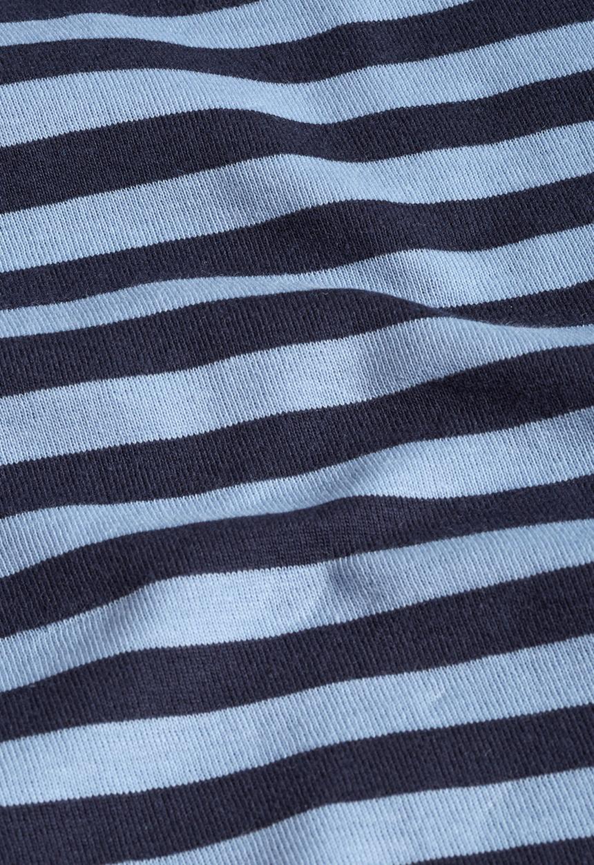 Next - Stripe Long-sleeve T-shirt Mid Blue Mid Blue