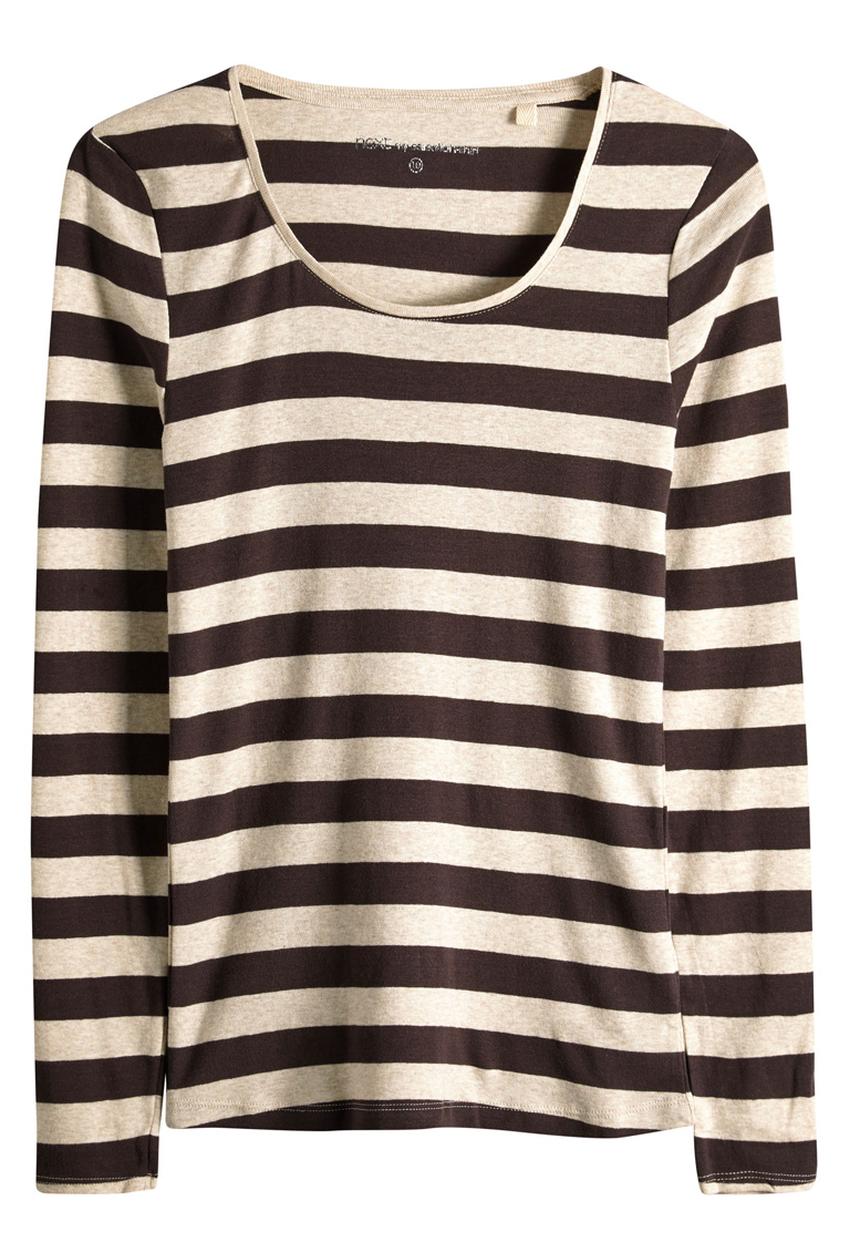 Next - Stripe Top Mid Brown