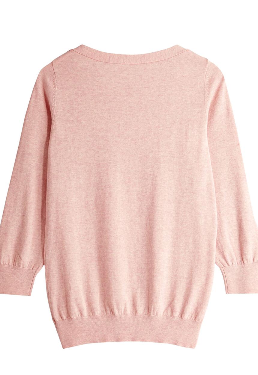 Next - Boat-neck Sweater Pale Pink