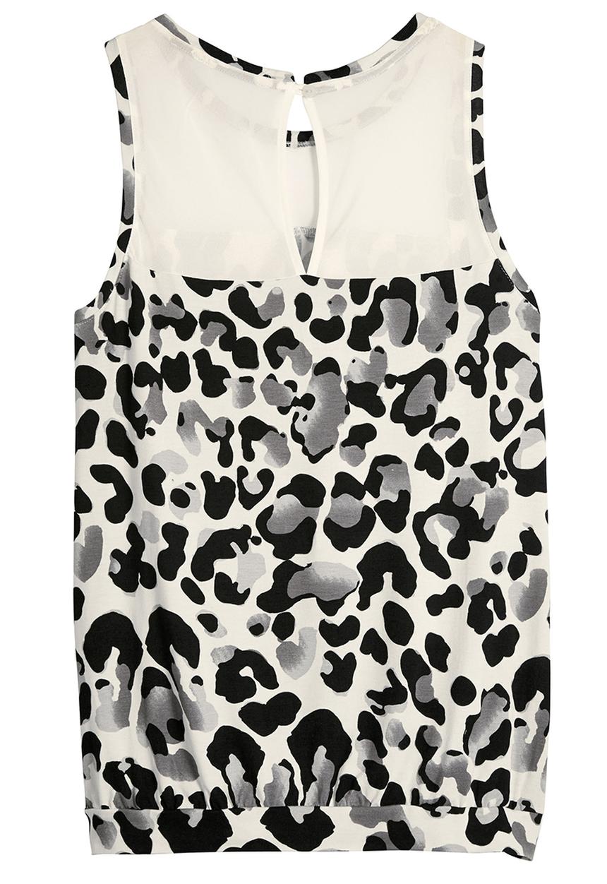Next - Monochrome Animal-print Cami Black and White