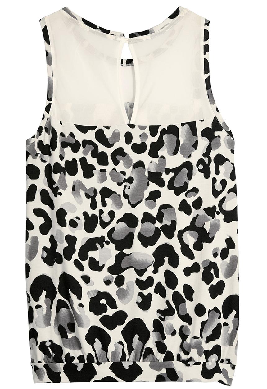 Next - Monochrome Cami Animal Print Black and White