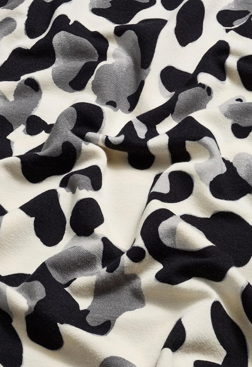 Next - Monochrome Cami Animal Print Black and White