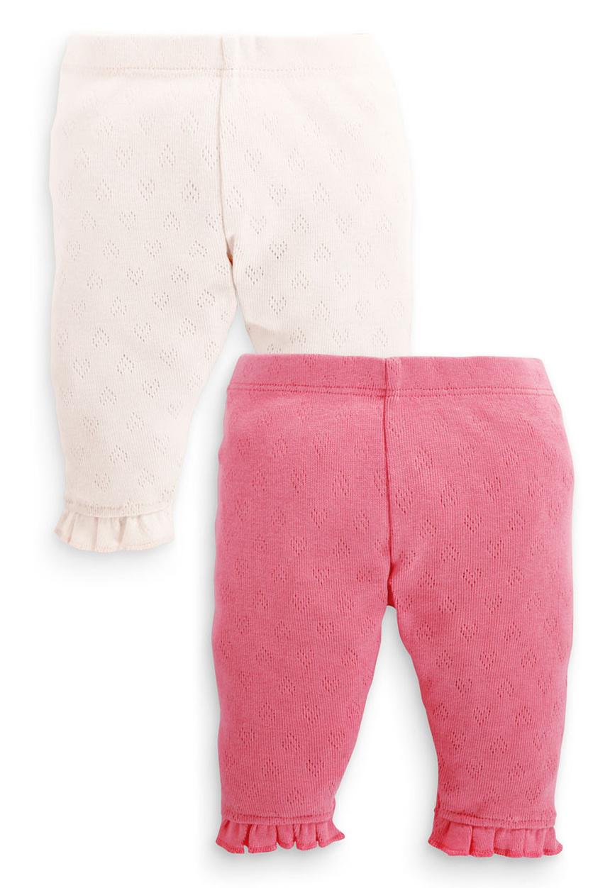 Next - 2-pack Leggings Mid Pink