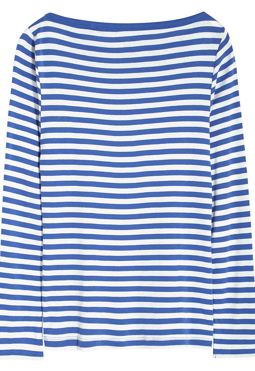 Next - Stripe Top Blue/White Blue and White