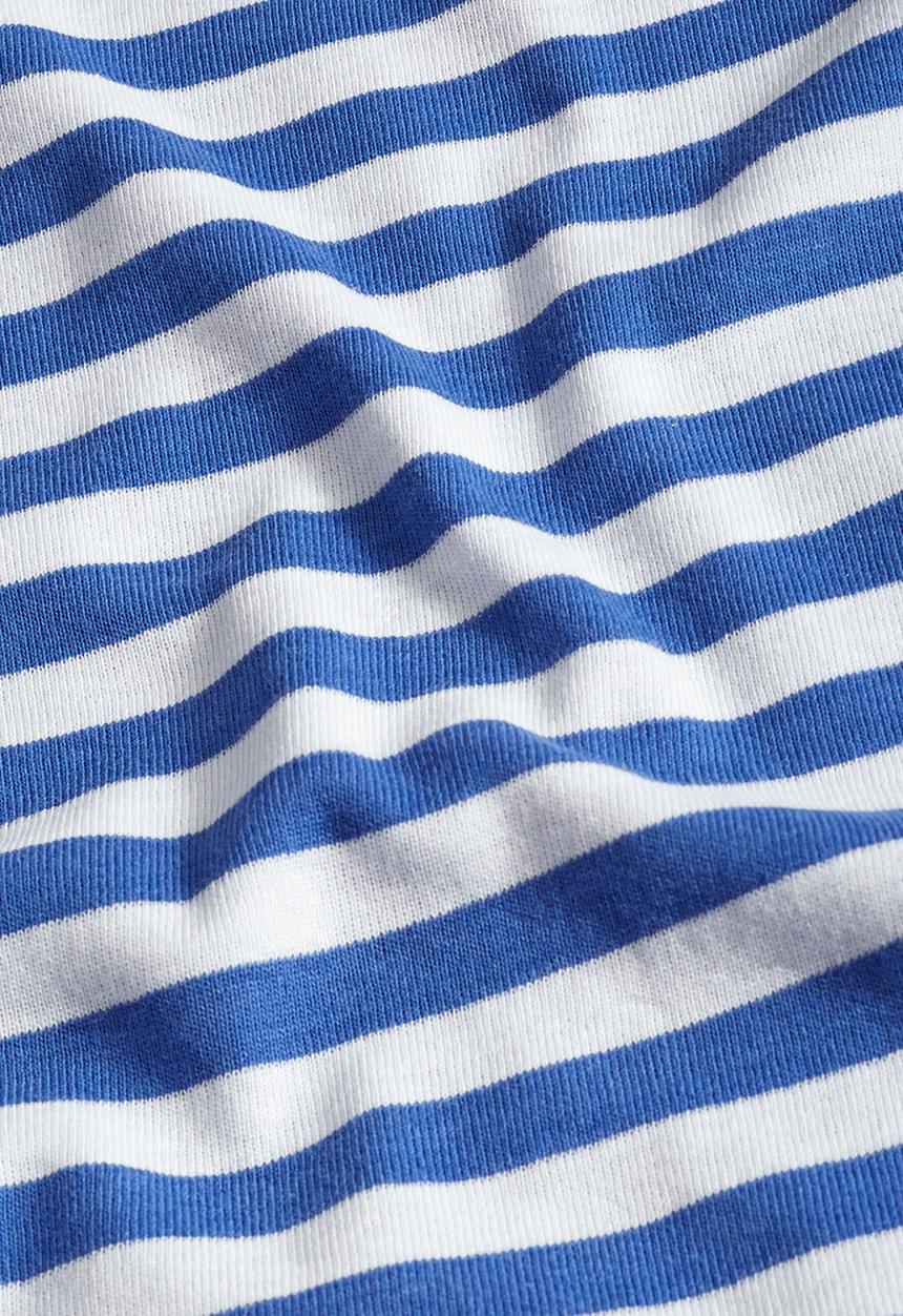 Next - Stripe Top Blue/White Blue and White