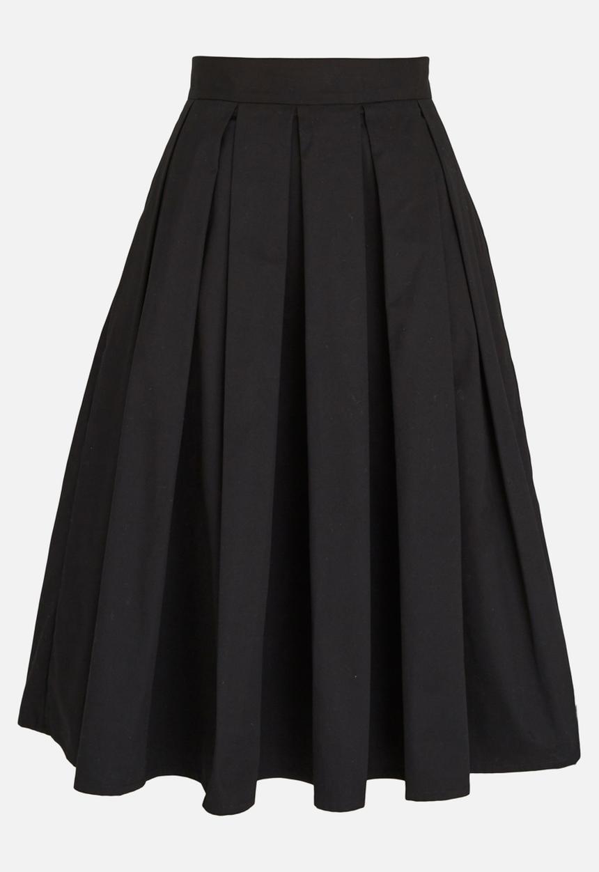 Chulaap - 50s Midi Skirt Black