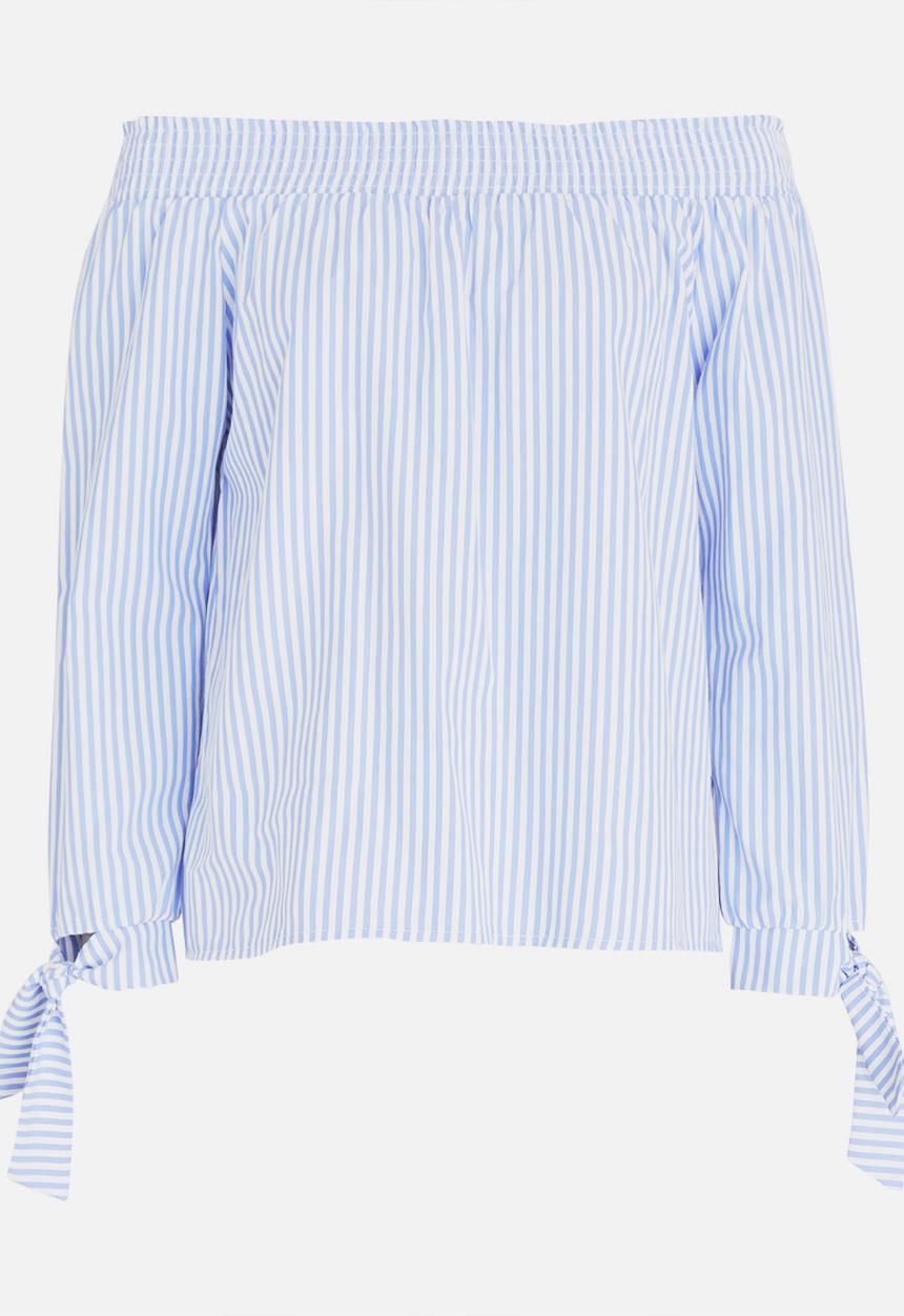 c(inch) - Bardot Blouse Blue