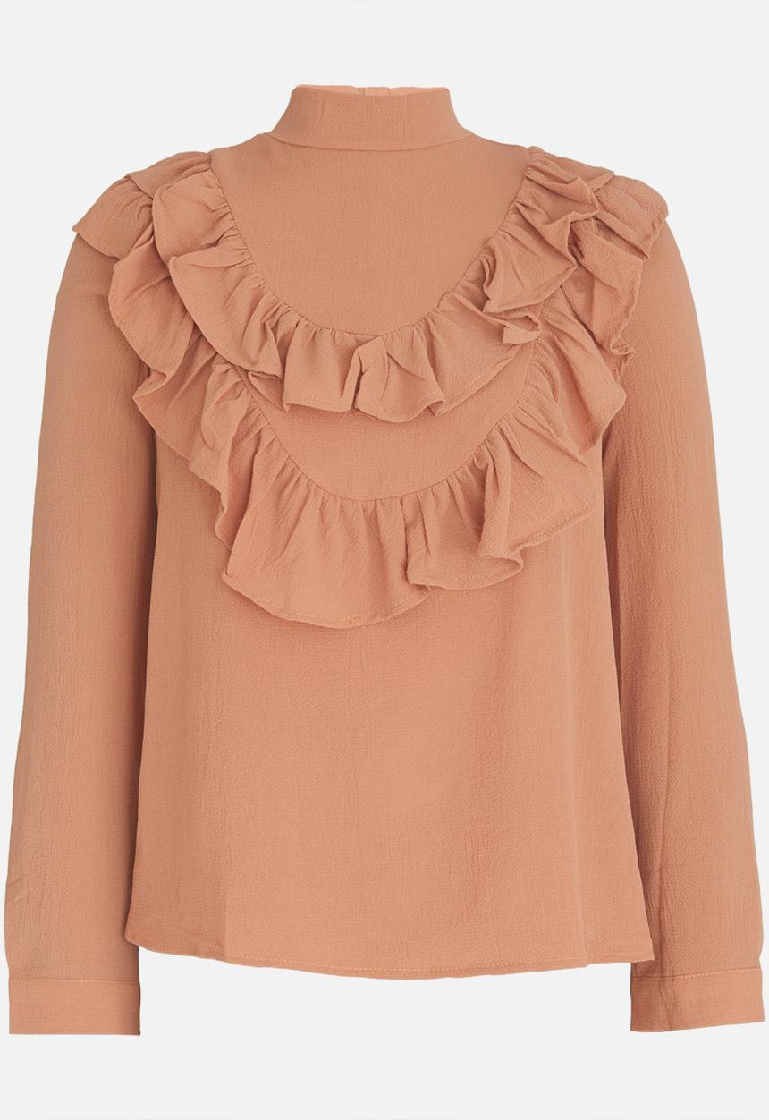 STYLE REPUBLIC - Double Frill Blouse Pale Pink
