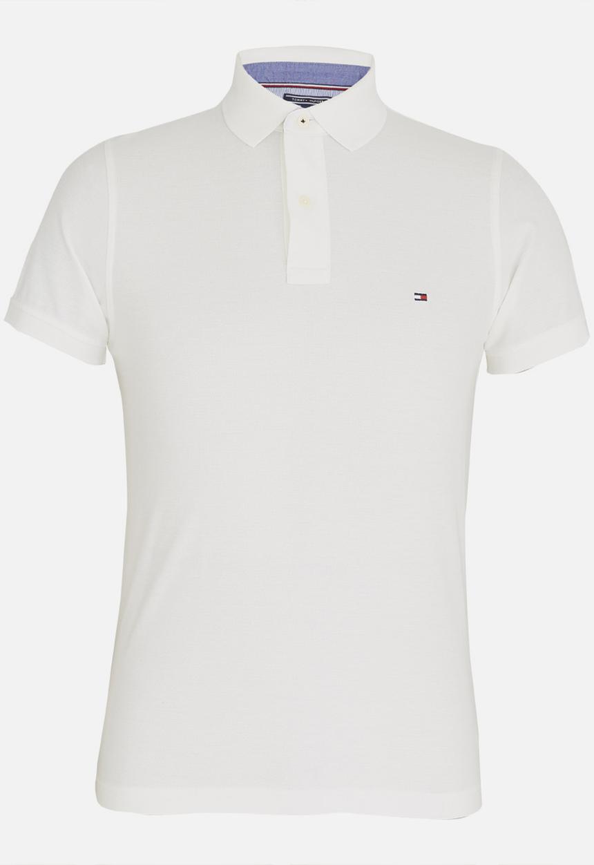 Tommy Hilfiger - Slim Fit Polo Golfer White
