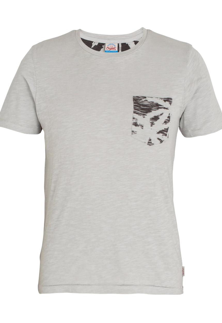 Jack & Jones - Festival Printed Tee Grey