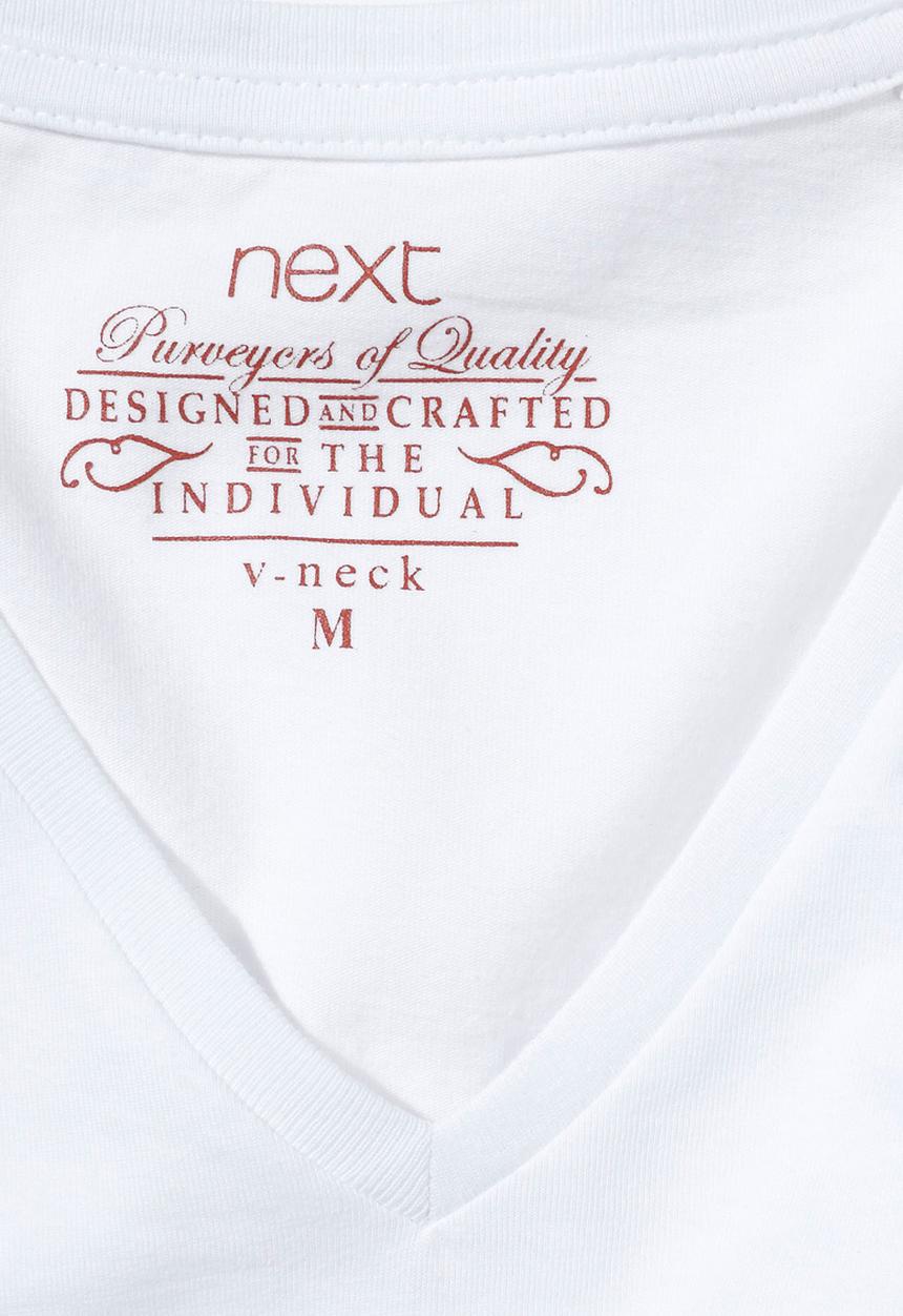 Next - V-Neck Tee White
