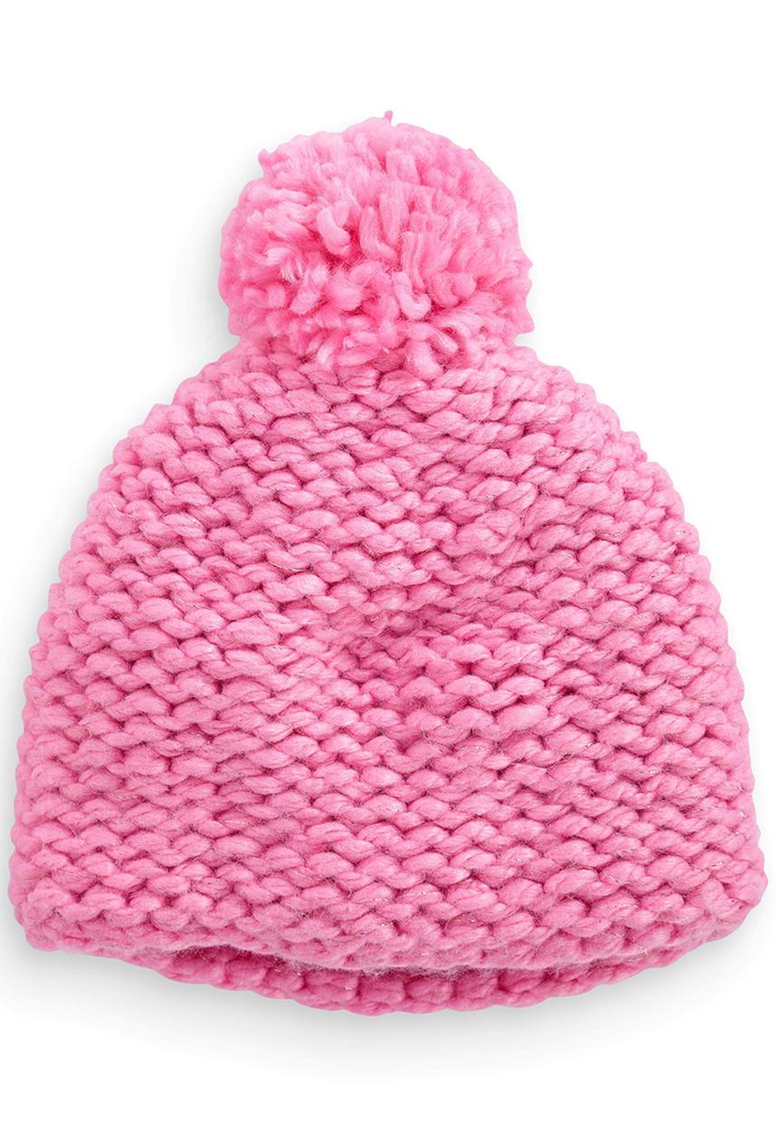 Next - Pink beanie Mid Pink