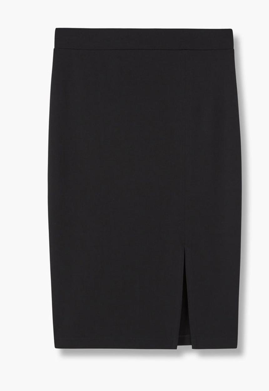 MANGO - Stretchy Pencil Skirt Black