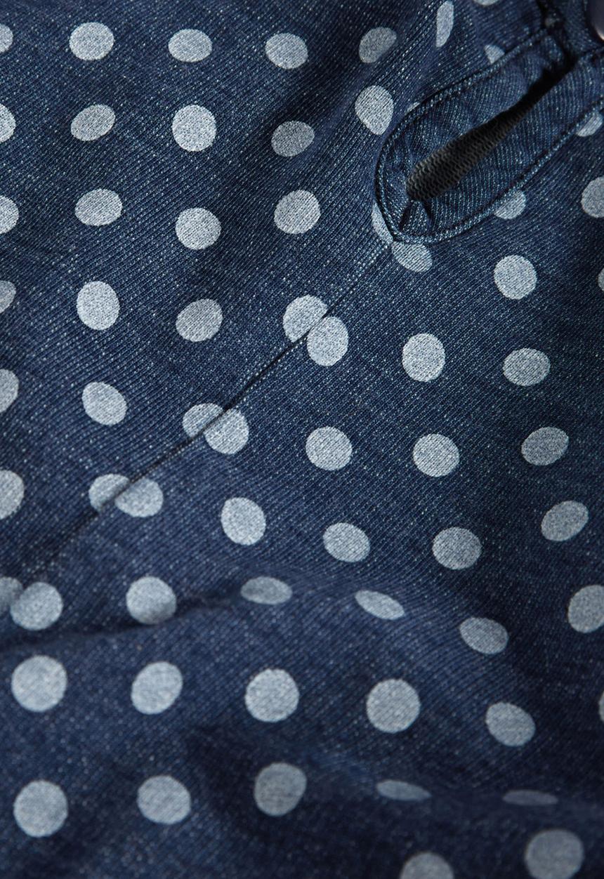 Next - Spotty Denim Dress Blue