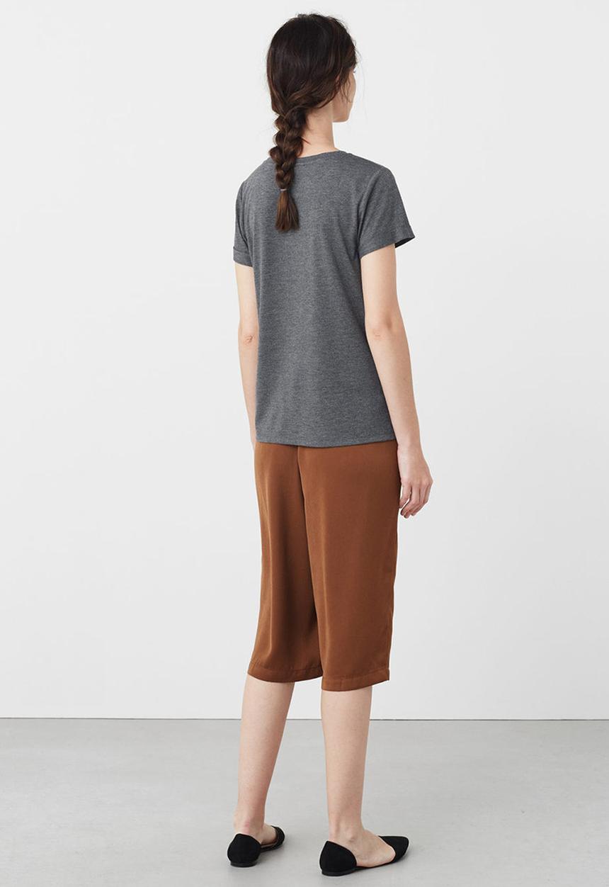 MANGO - Patch Pocket T-shirt Grey