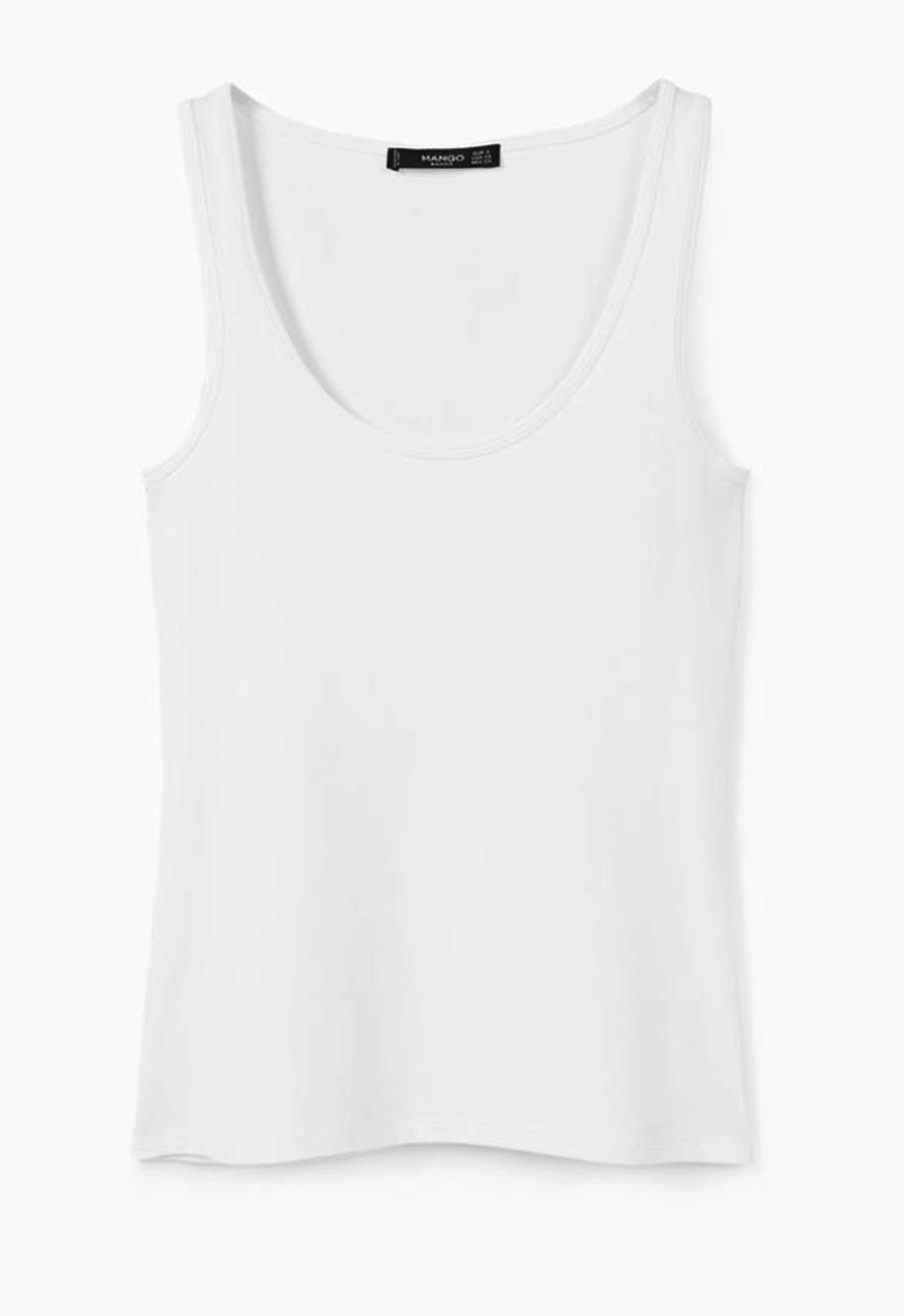 MANGO - Tank Top White