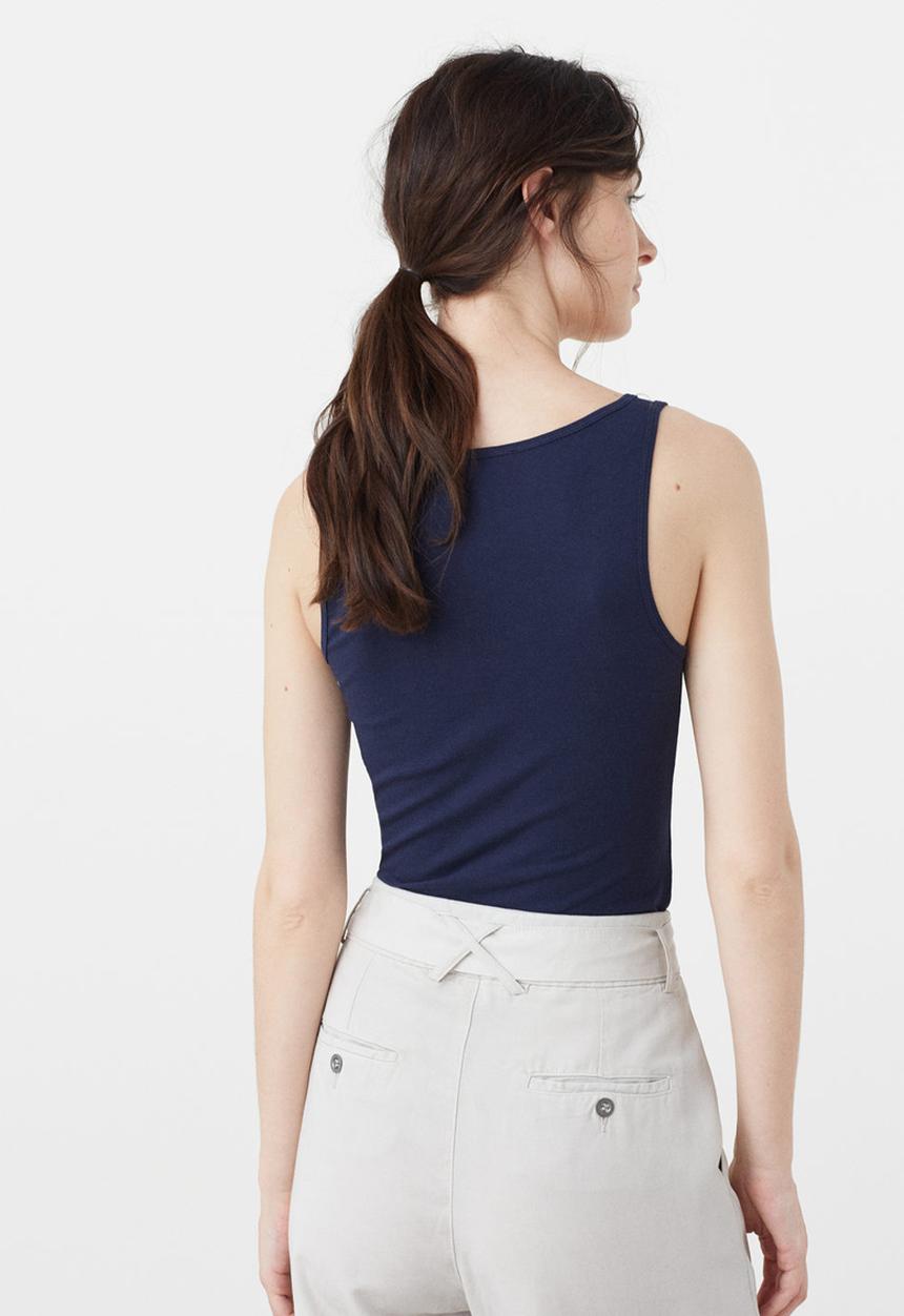 MANGO - Tank Top Navy