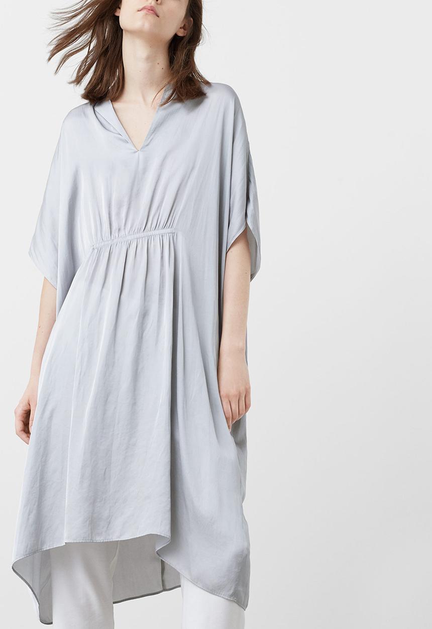 MANGO - Batwing Sleeve Tunic Pale Grey