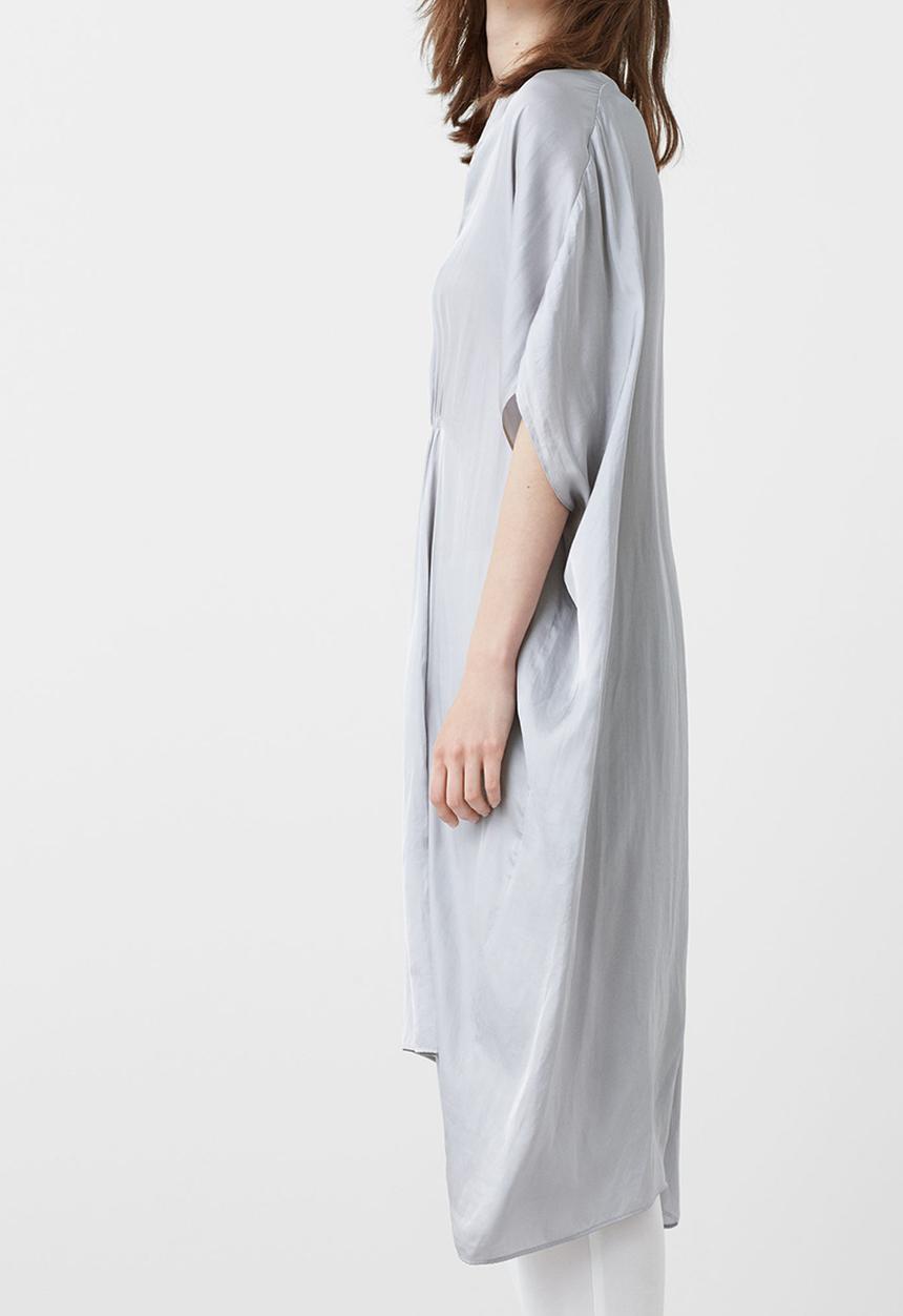 MANGO - Batwing Sleeve Tunic Pale Grey