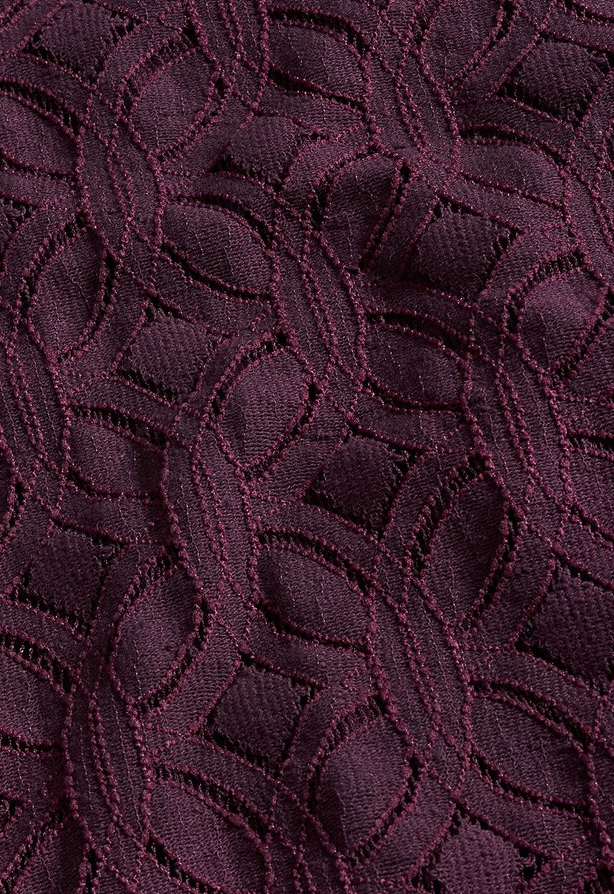 Next - Lace T-shirt Dark Purple Dark Purple