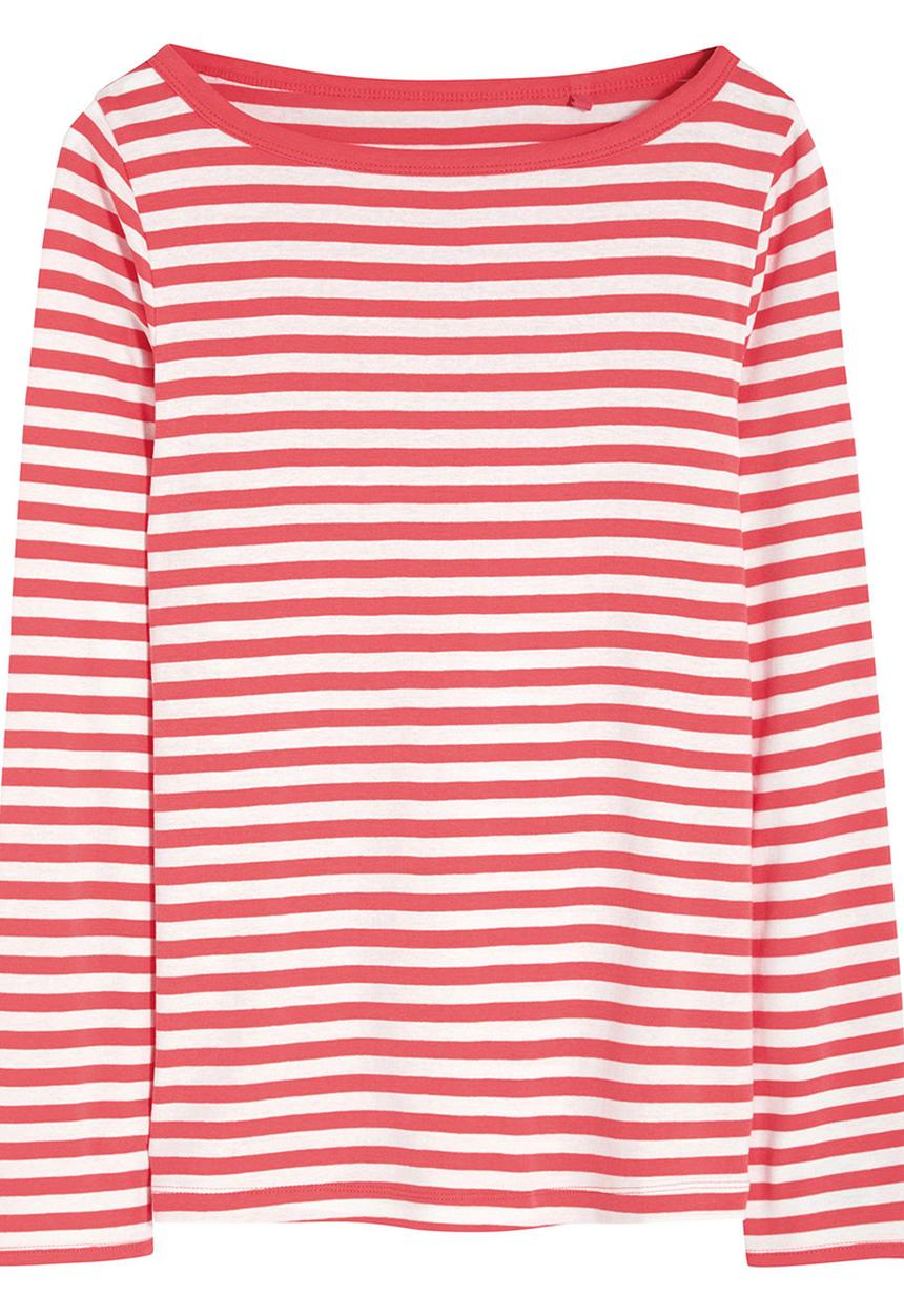 Next - Stripe Top Mid Pink Mid Pink