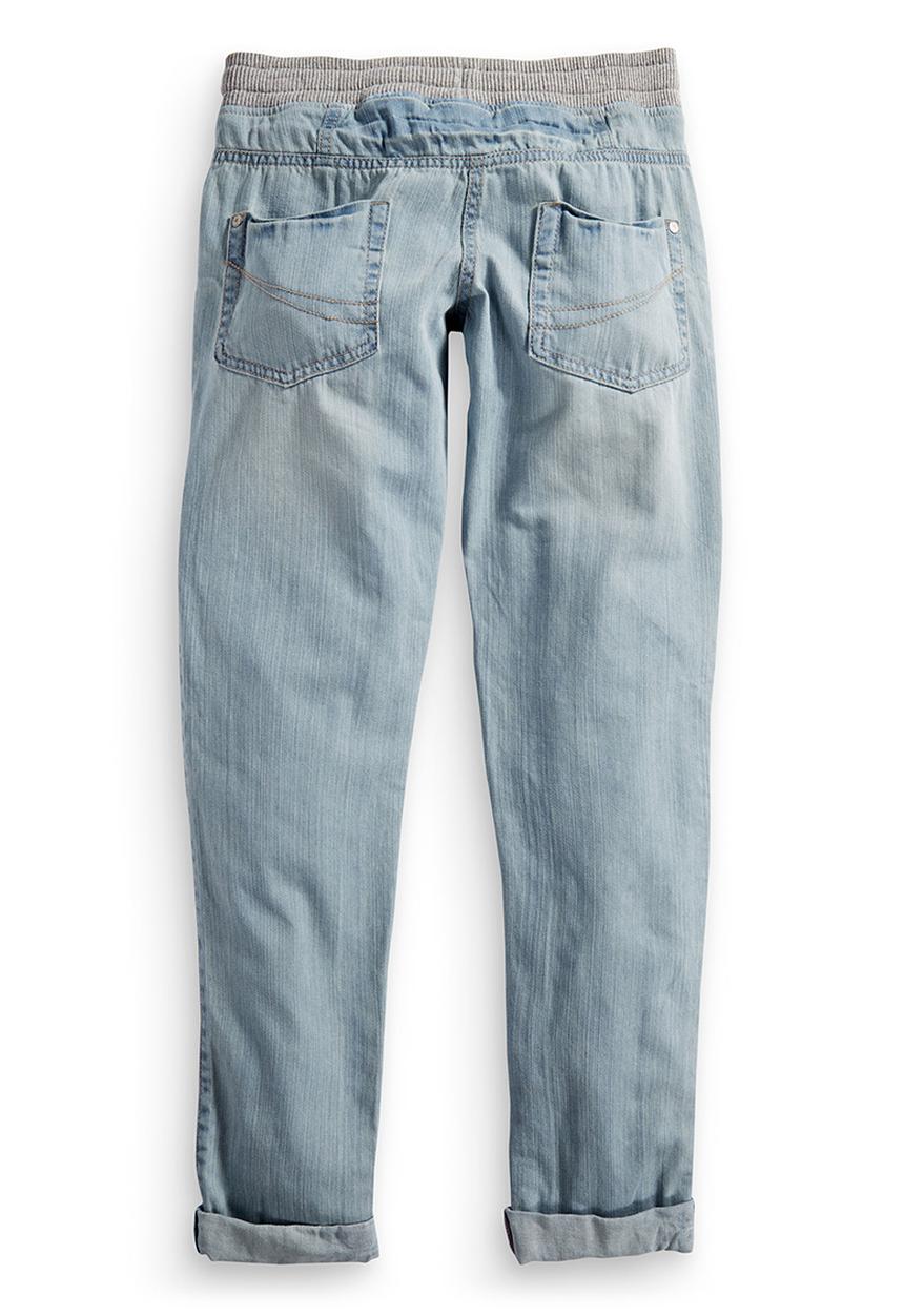 Next - Rib waist jogger jeans Pale Blue