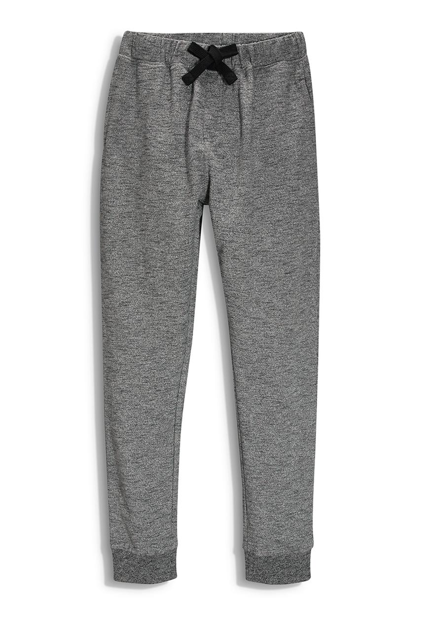 Next - Two Pack Grey And Black Textured Joggers Black