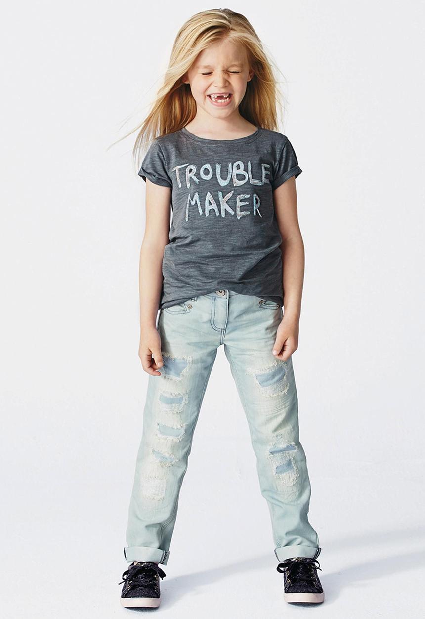 Next - Trouble Maker T-shirt Dark Grey