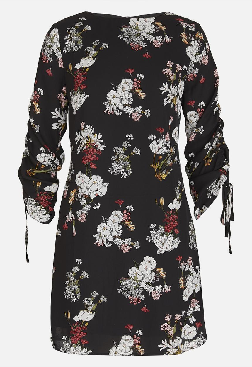 Revenge - Floral Tunic Black