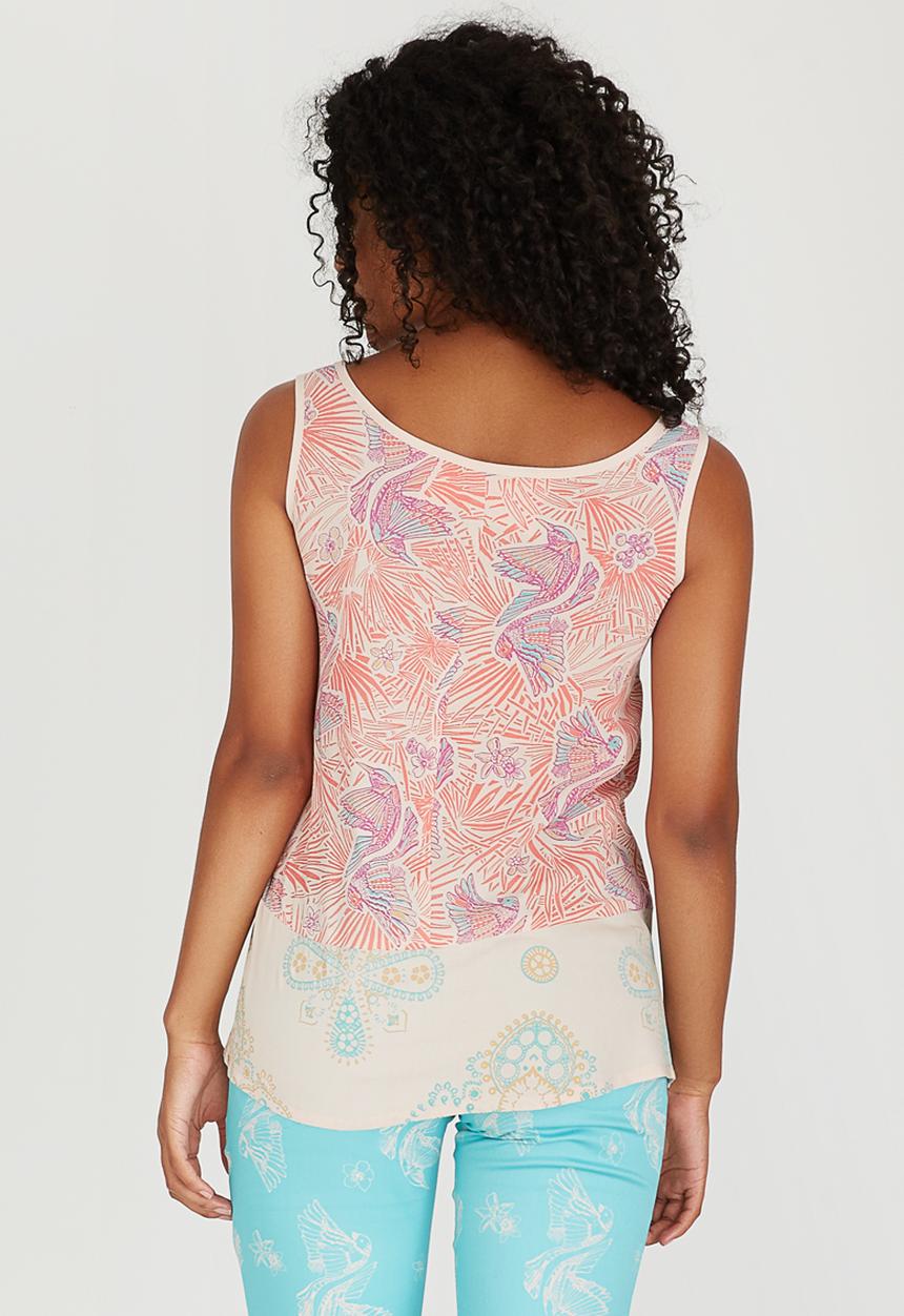 Maya Prass - Iris Woven Tank Pale Pink
