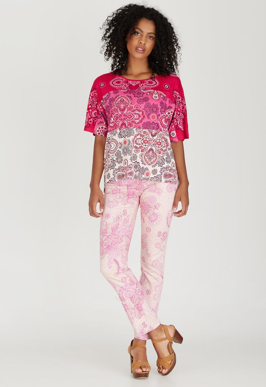 Maya Prass - Dahlia Pullover Tee Mid Pink