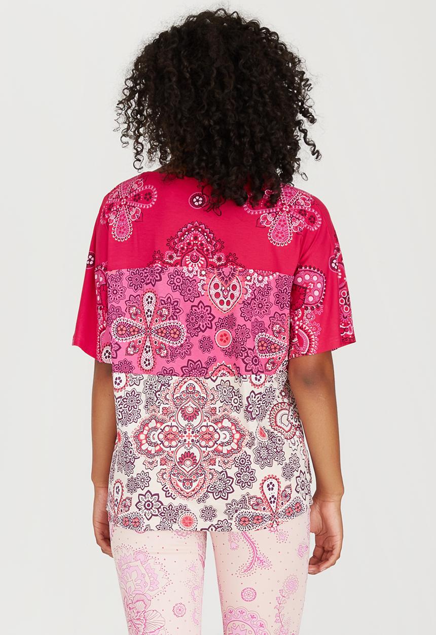 Maya Prass - Dahlia Pullover Tee Mid Pink
