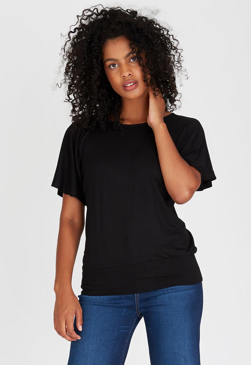 STYLE REPUBLIC - Batwing T-shirt Black